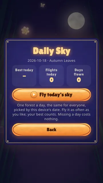 The Daily Sky, the same forest for everyone