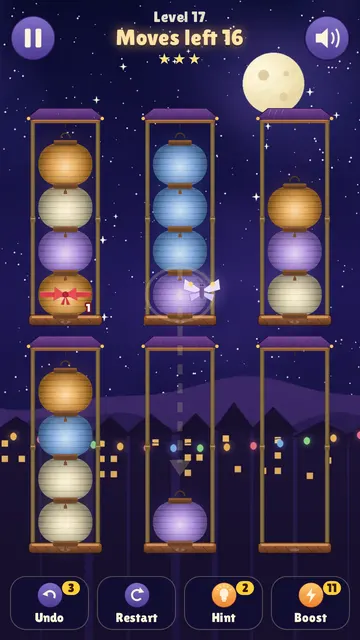 A level with the special moth lantern that can jump once